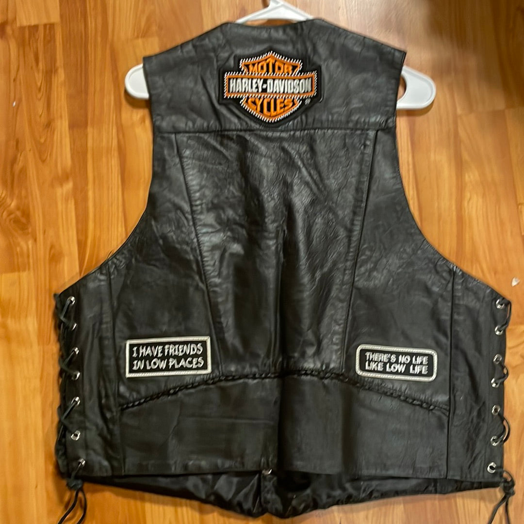 Harley Leather Vest - 23” x 25”