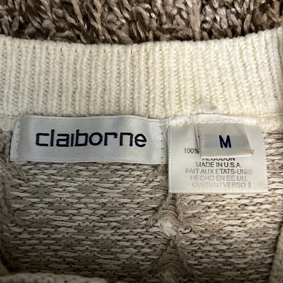 90's Claiborne Sweater - Large - 22” x 24.5”