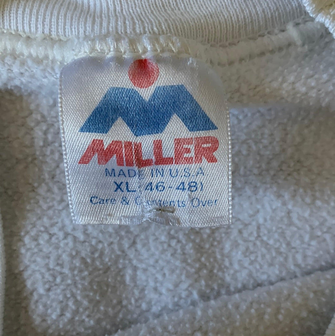 80's Miller Sea Boston Crewneck - XLarge - 24” x 23”