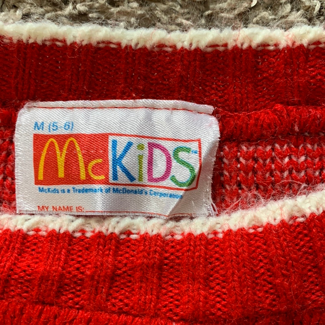 80's McKids Sweater - XSmall - 15.5” x 14.5”