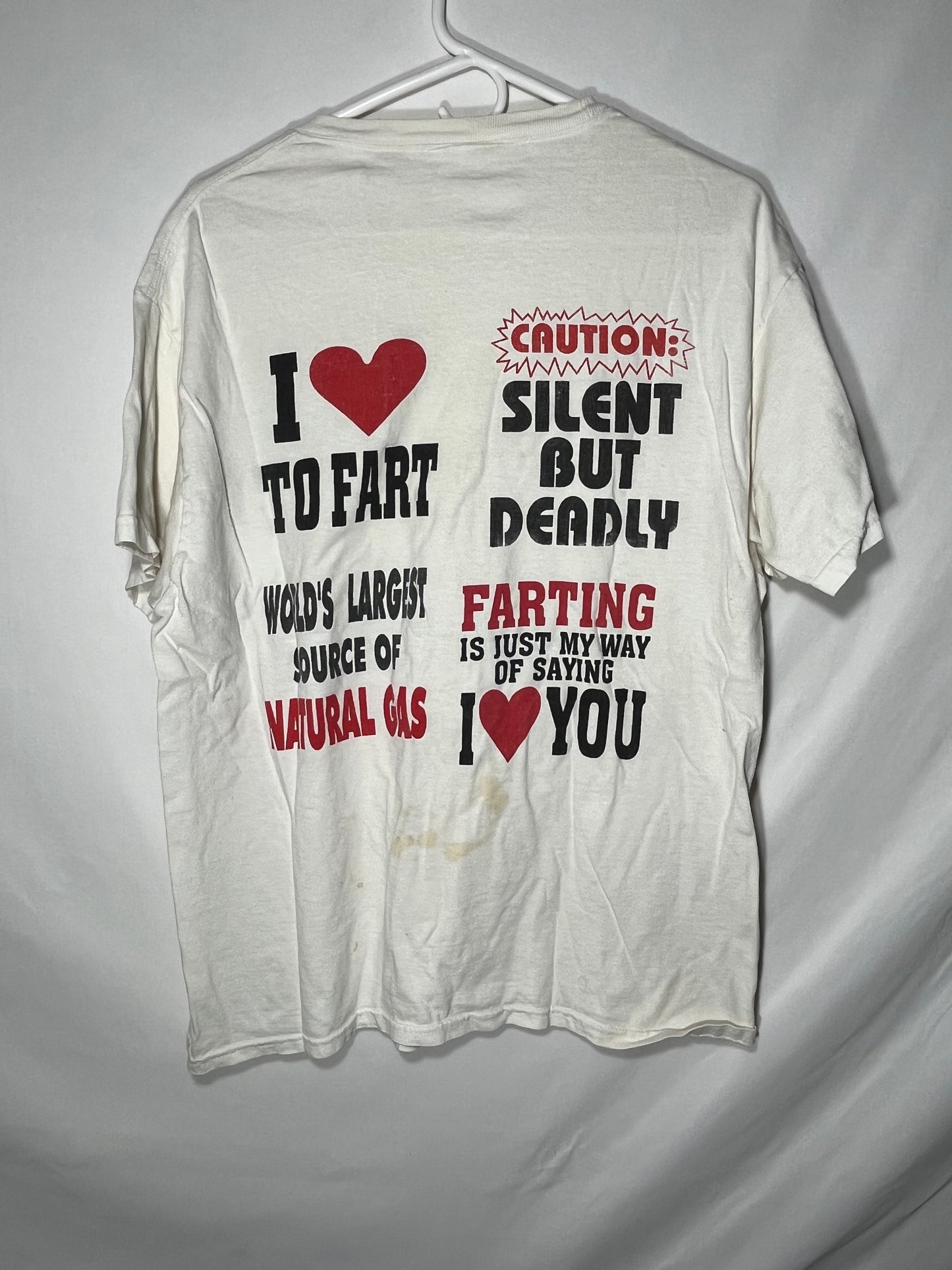 Fart Tshirt - Medium - 20.5” x 27”