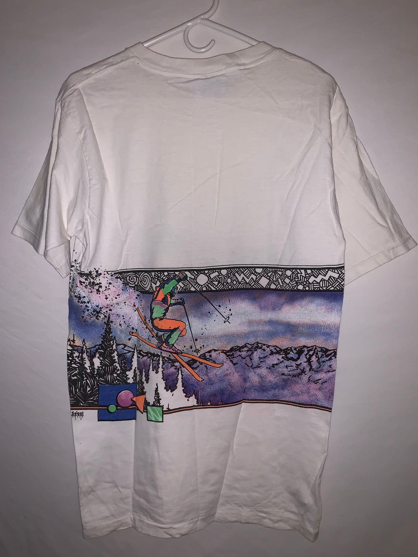 90's Oneita Copper Mountain Wrap Around Tshirt - XSmall - 17” x 30”