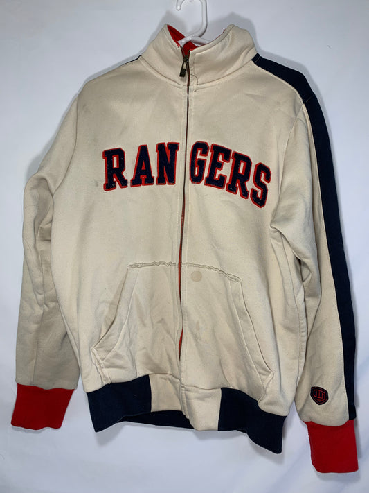 NHL NY Rangers Full Zip Sweatshirt - Medium - 21” x 31”