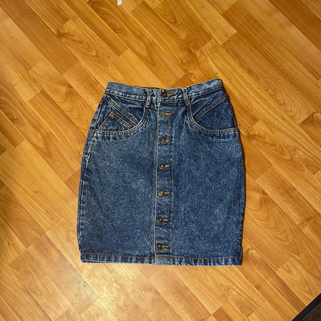 90’s Rio Jean Skirt - 26” x 19”