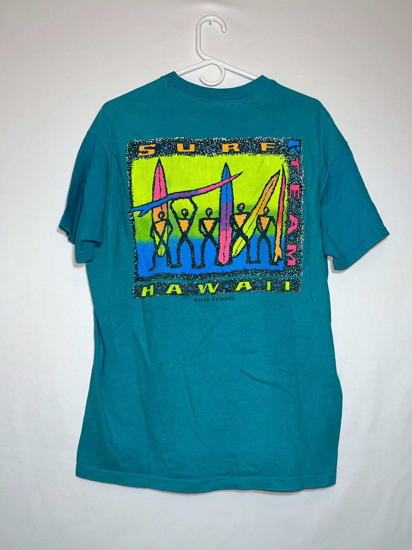 90's Surf Hawaii Tshirt - Medium - 21” x 28”