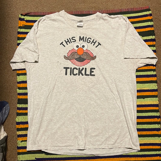 This Might Tickle Elmo Tshirt - 23" x 29"