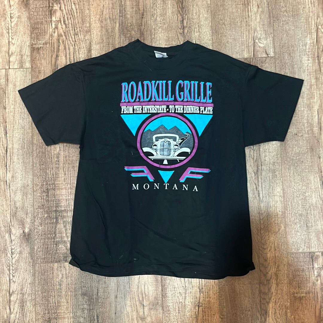 90's Hanes Roadkill Grille Tshirt - 20.5” x 27.5”