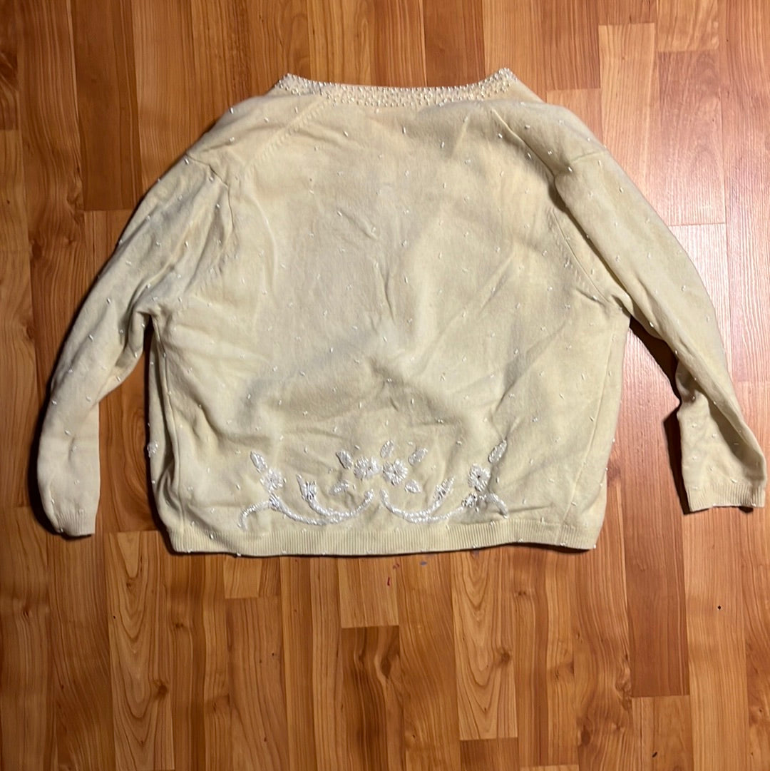 50's Cardigan - Medium - 21.5” x 20”