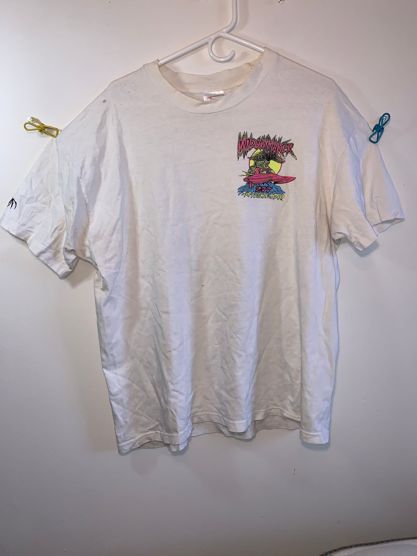 90's Beefy Widowmaker Tee - Medium - 20” x 26.5”