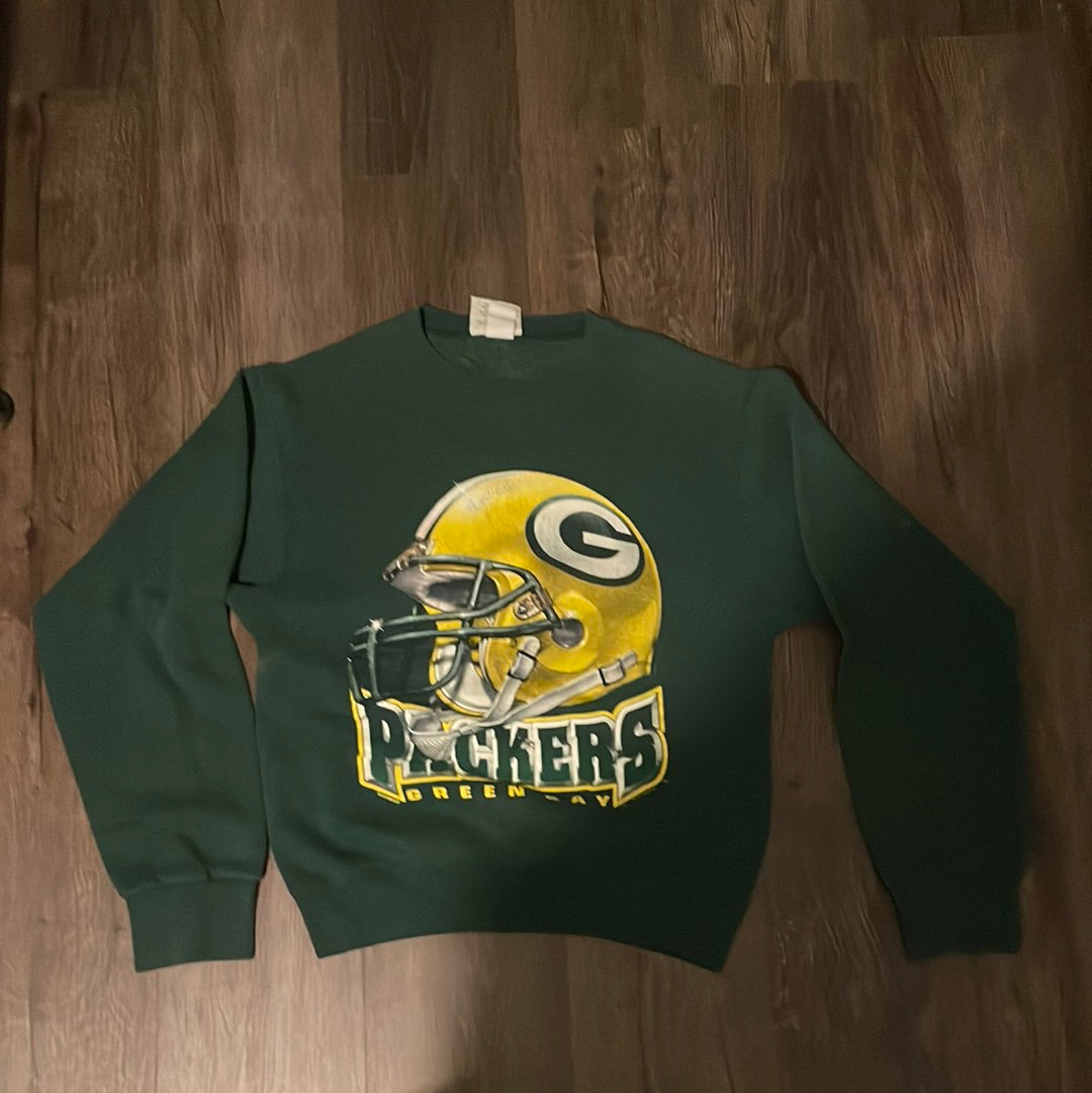 80's Lee Sport Packers Crewneck - 20” x 22”