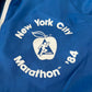 Chaqueta de nylon de maratón de Nueva York de los años 80 - 23.5 "x 27.5"