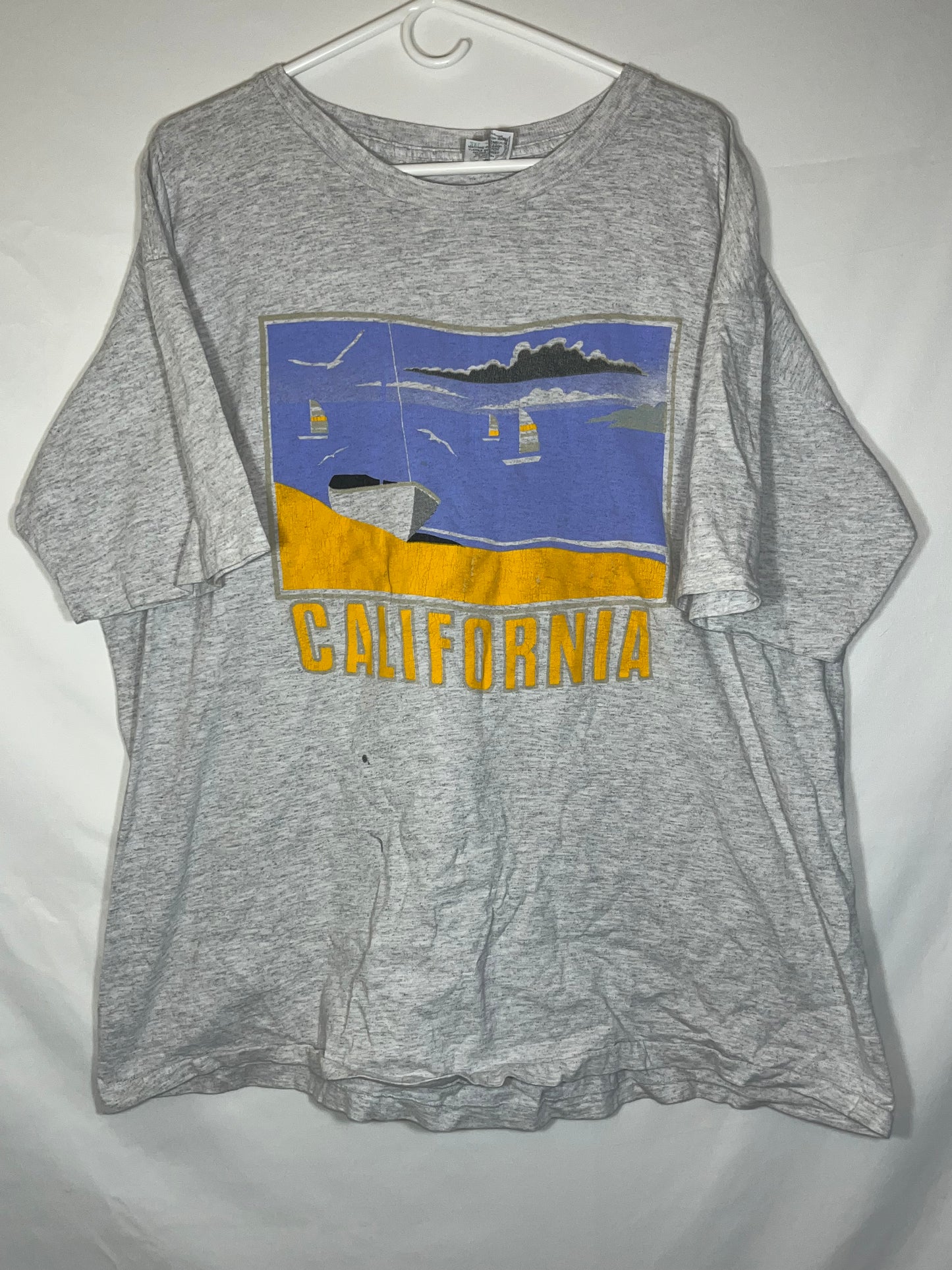 90's California Tshirt - XLarge - 26.5” x 28”