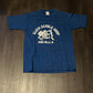 Camiseta Klein Saddle Shop de los años 90 - Pequeña - 18" x 25.5"