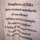 Daughters of Elks Tshirt - XLarge - 27.5” x 29”