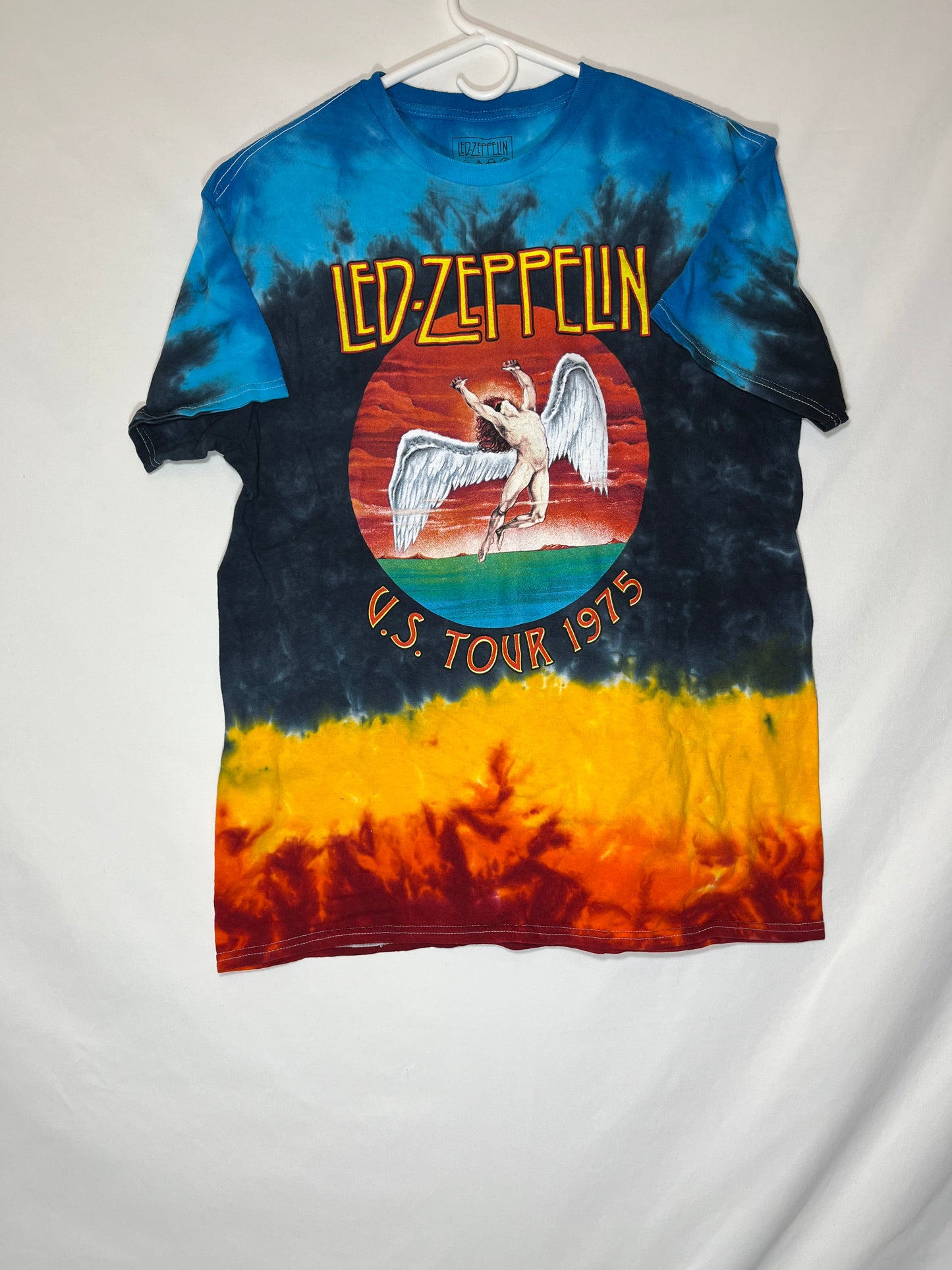 Led Zeppelin Tie Dye Tshirt - Small - 18.5” x 26”