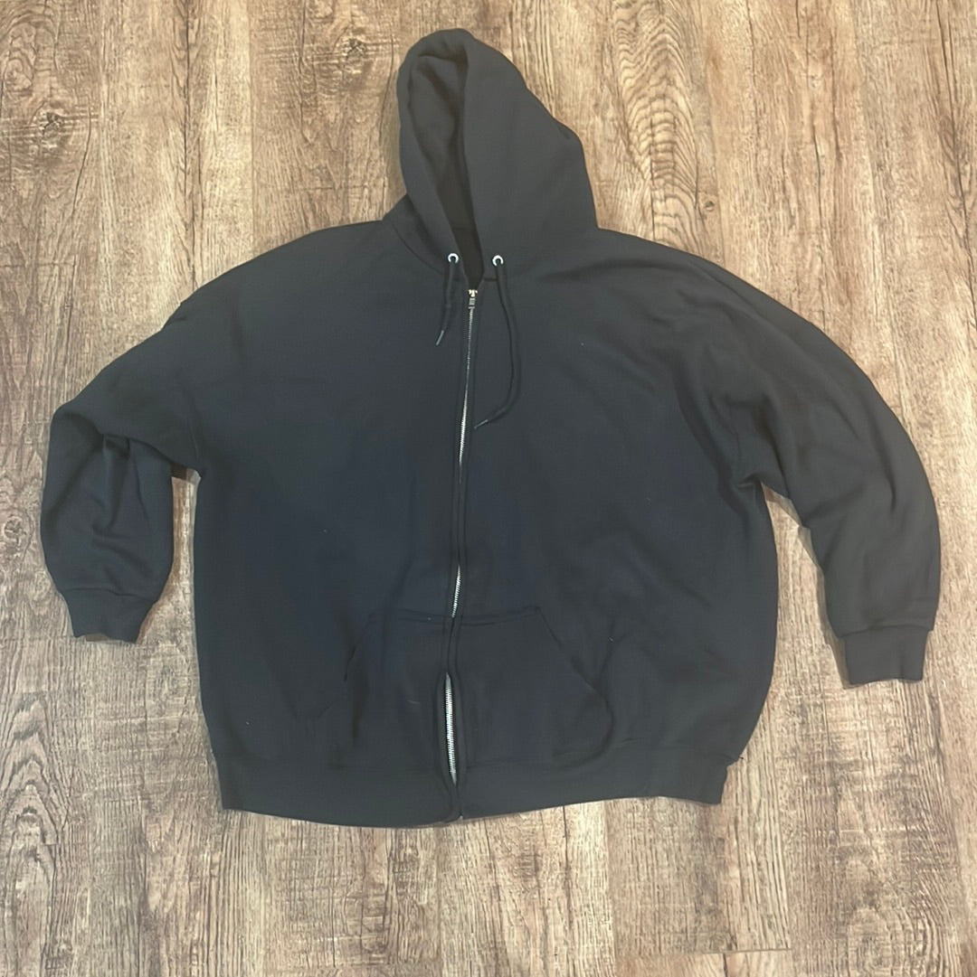 90's Tultex Zip Up Hoodie - 3X 27.5” x 28.5”