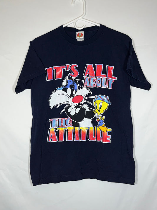 Looney Tunes It's All About The Attitude T 恤 - 小号 - 18 英寸 x 26 英寸