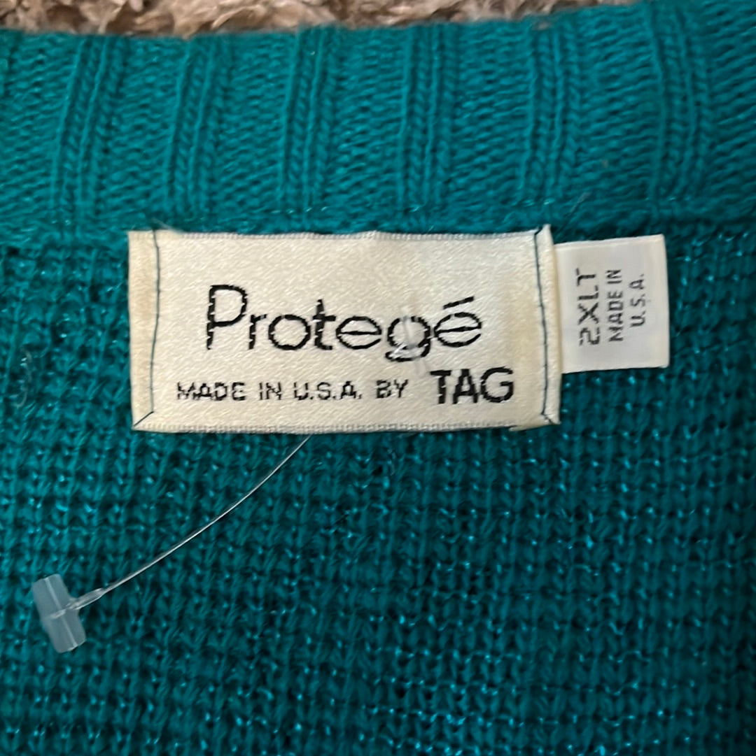 80/90's Protege Sweater - Large - 23.5” x 33”