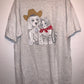 Cowboy Dog and Cat Tshirt - Large - 23.5” x 33”