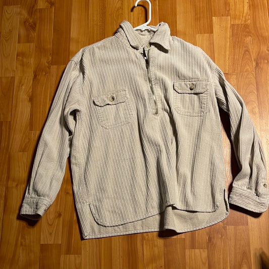 Corduroy Quarter zip -24" x 26"