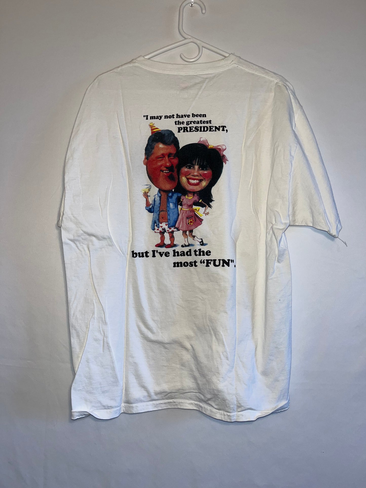 Clinton Lewinsky Tshirt - Medium - 21” x 28”