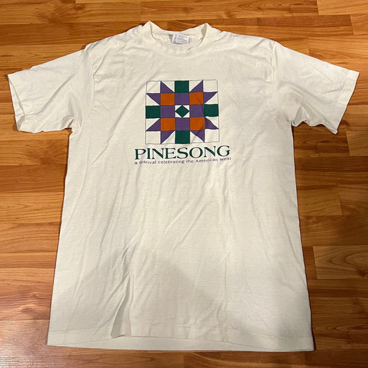 90's Pinesong Tshirt - L fits M 19.5" x 29”