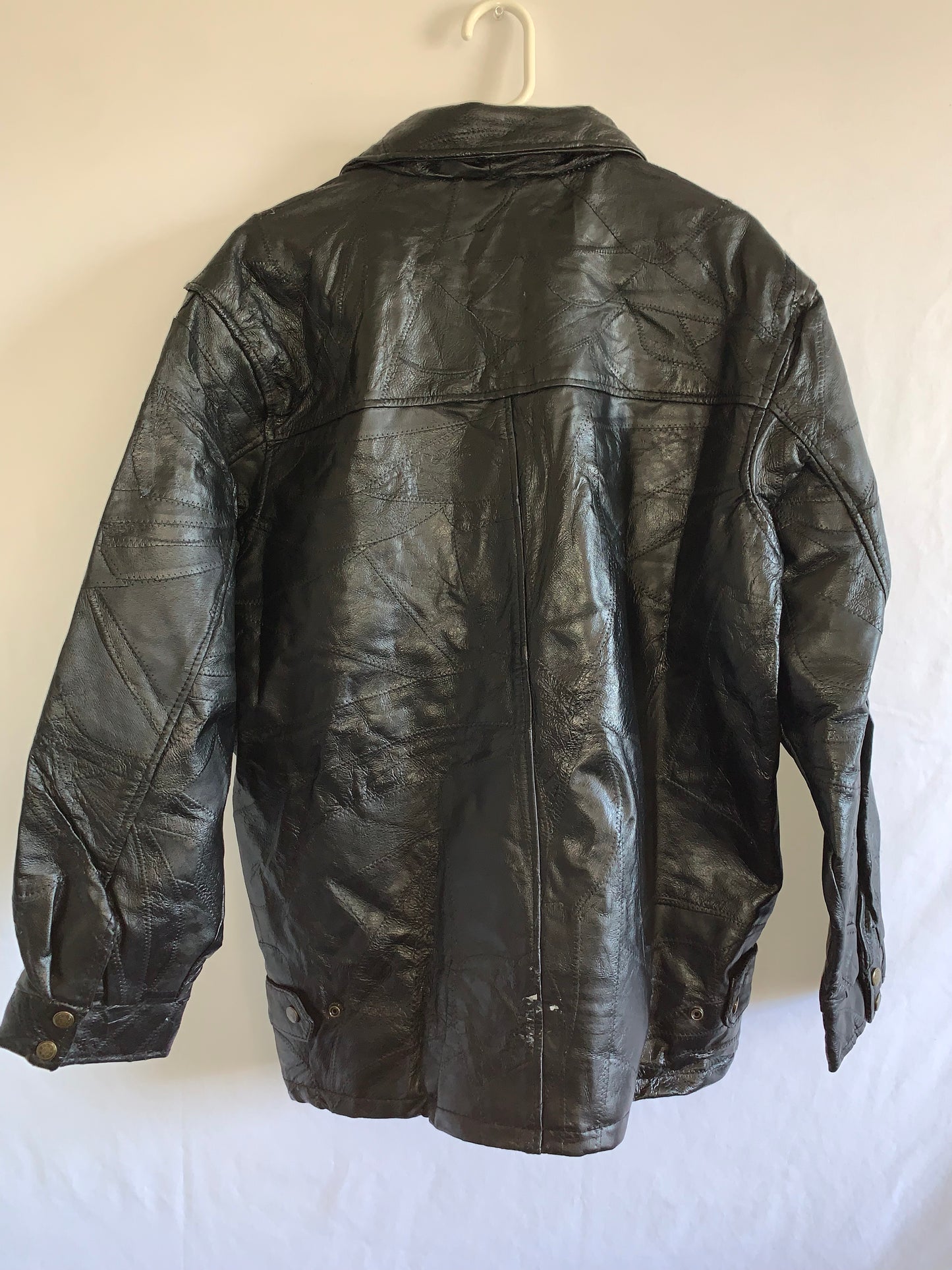 90's NWT Leather Jacket - XLarge - 24” x 29.5”