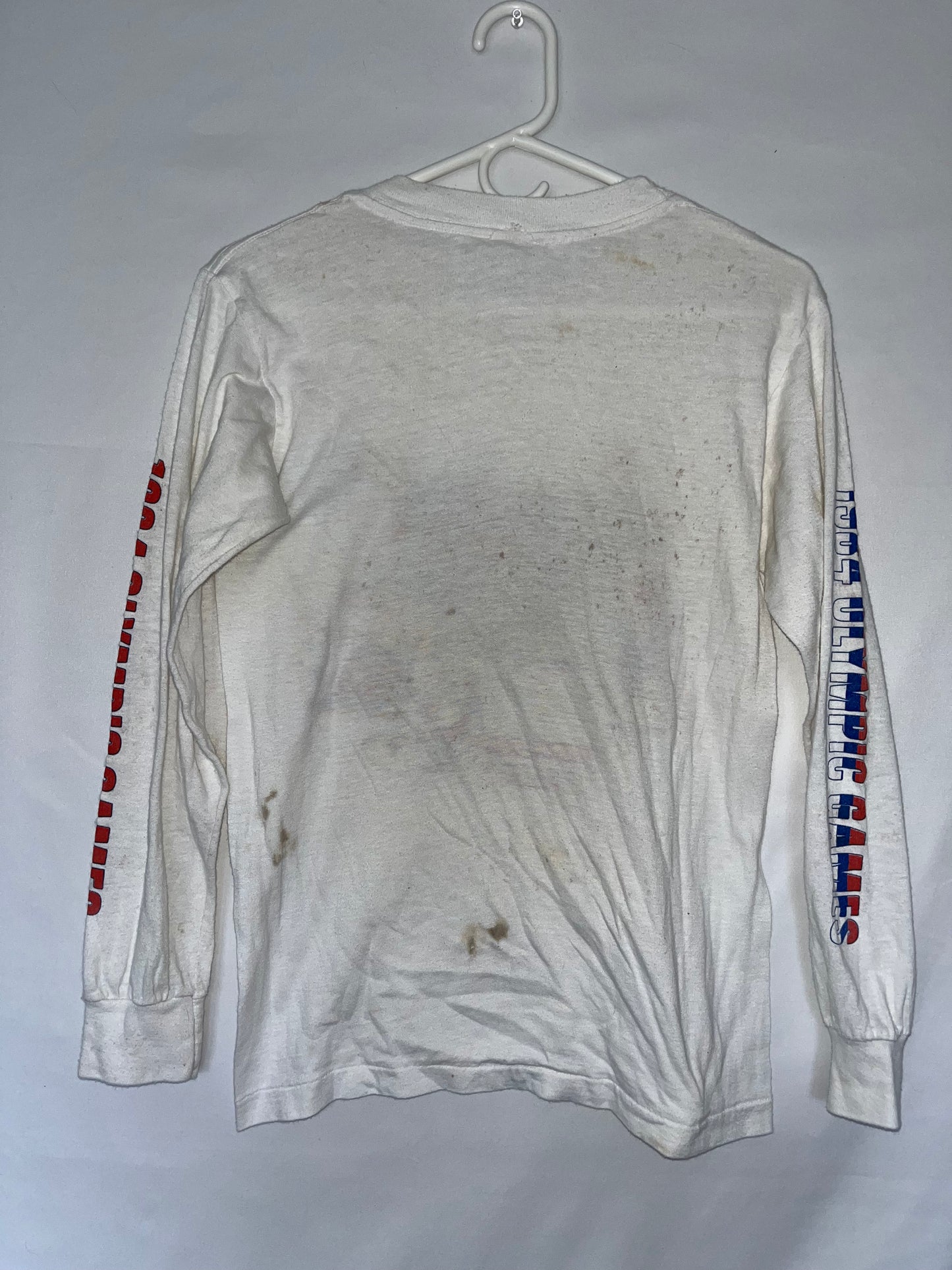 80's Olympic Longsleeve Shirt - XSmall - 16” x 24”