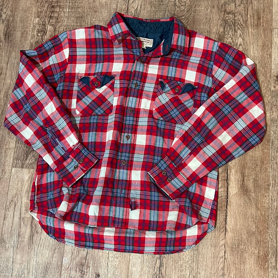 80's Arrow Sportswear Flannel - L 22 x 28”