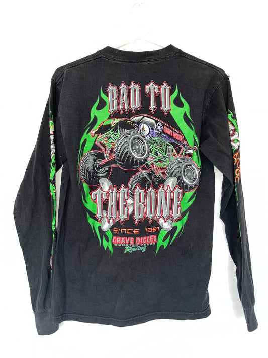 Grave Digger Monster Jam Longsleeve Shirt - XSmall - 17” x 25.5”