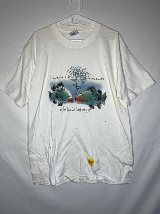 ¿Comida rápida de pescado esta noche? Camiseta - Mediana - 21.5” x 29.5”