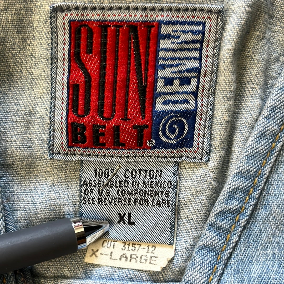 Sun Belt Denim Vest - Medium - 20” x 26”