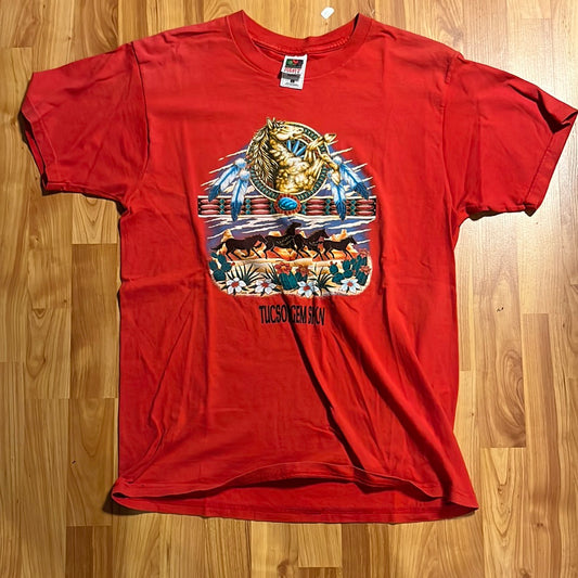 00's Tucson Gem Show Tshirt- M 20” x 28”