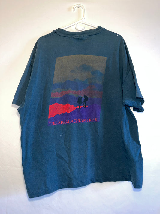 90 年代 Hanes Beefy Appalachian Trail T 恤 - XLarge - 25.5” x 27”