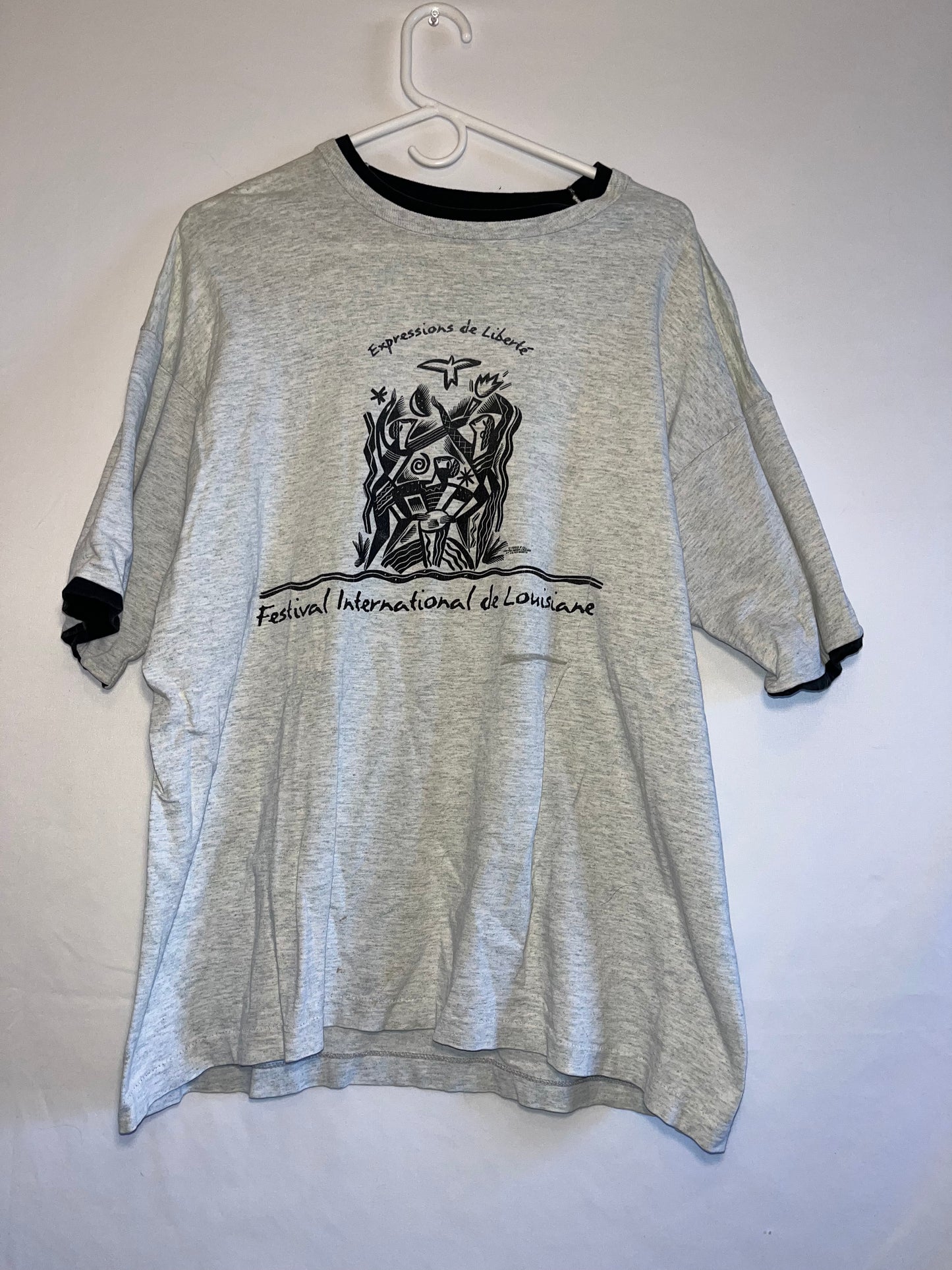 90's FOTL Louisiana Tshirt - Medium - 21” x 27.5”