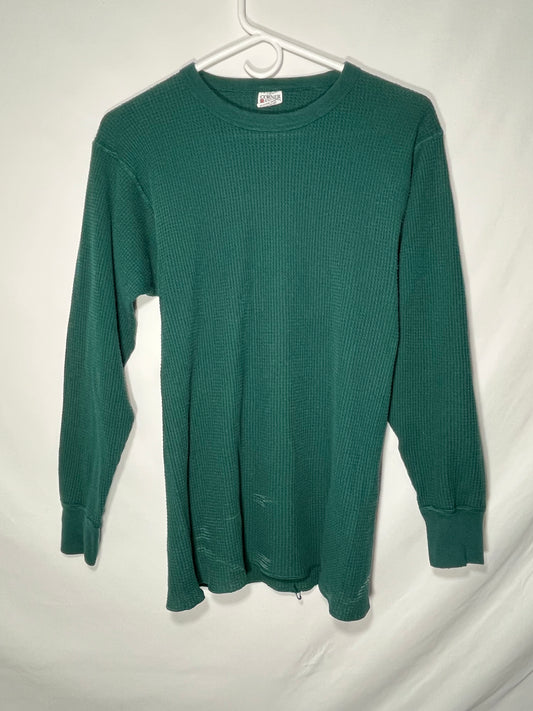 80's Corner Stone JE Morgan Longsleeve Thermal Shirt - XSmall - 16” x 26”