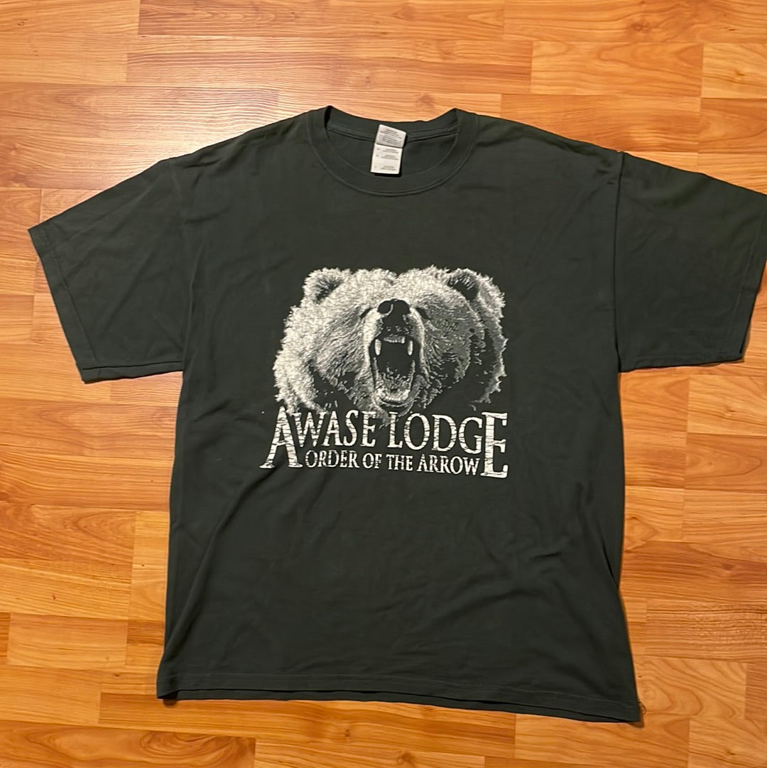 Awase Lodge Bear Tshirt - Medium - 20 x 27