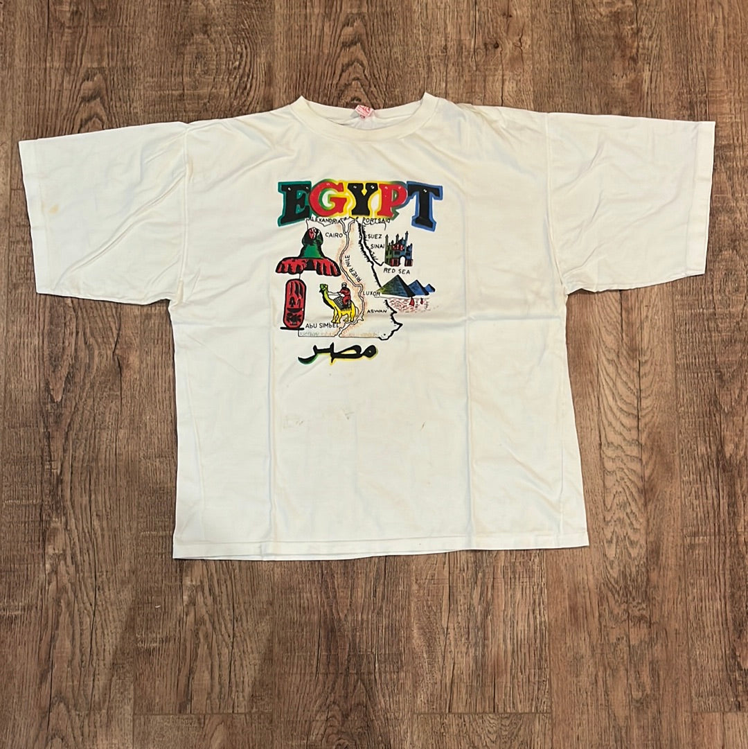 90's Egypt Tshirt - Large - 22.5” x 25.5”