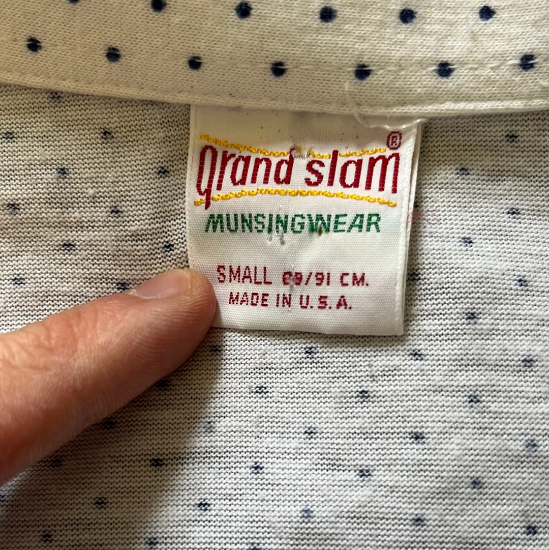 90 年代 Grand Slam Munsingwear Polo 衫 - XSmall - 17” x 24”