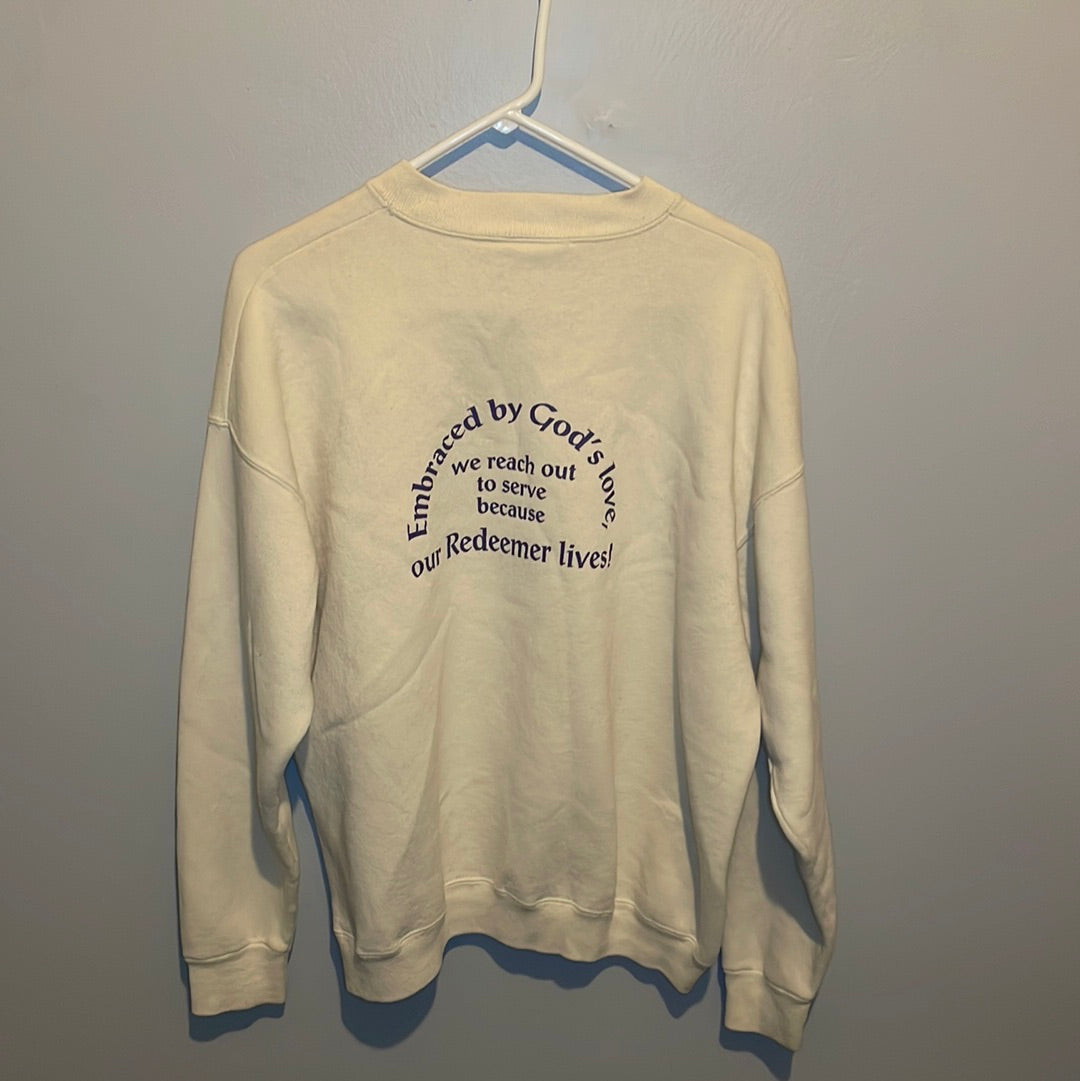 90's Lee Church Crewneck - Large - 23” x 25”