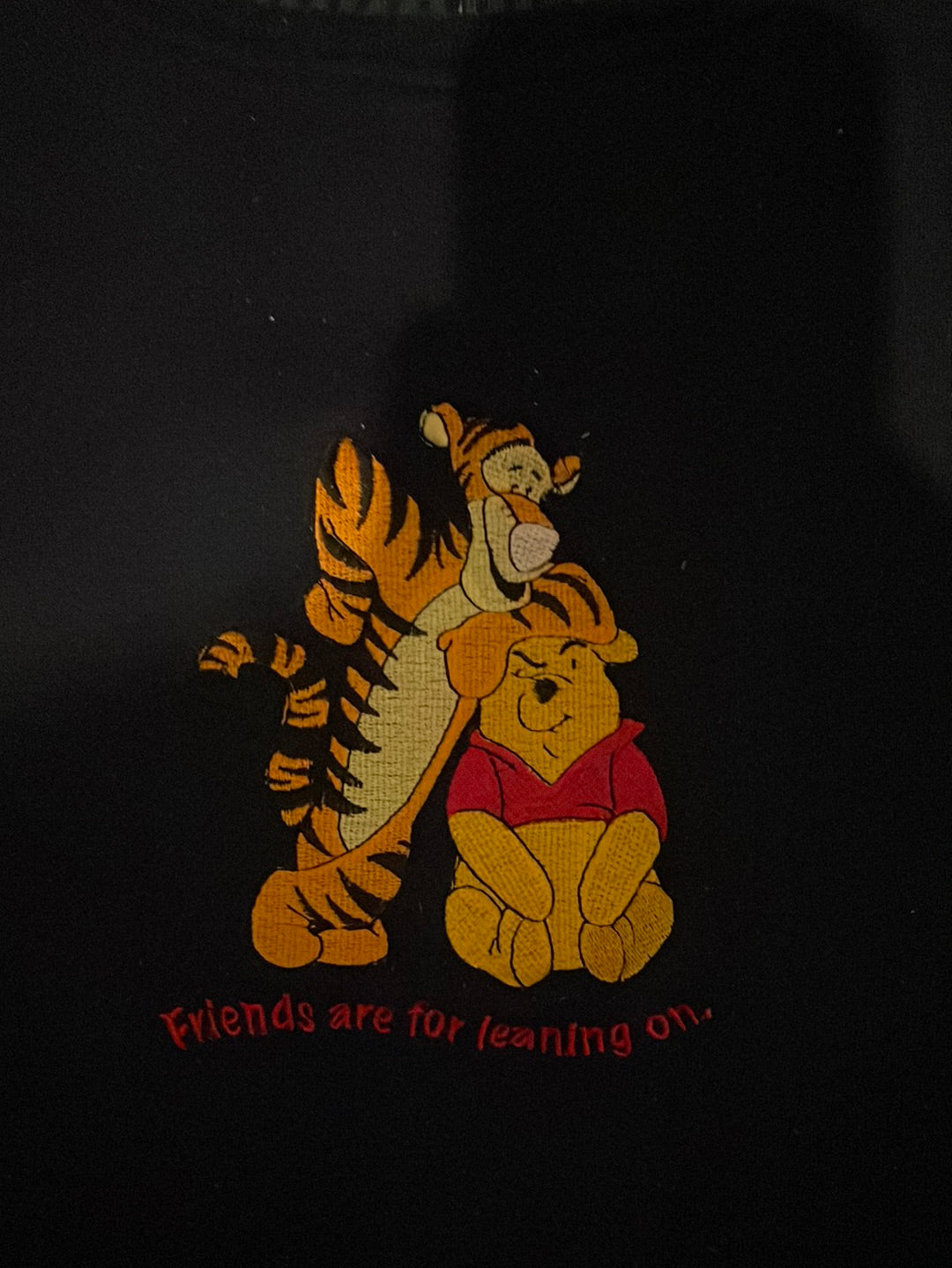 Pooh Friends Are For Leaning On Crewneck - 20” x 25”