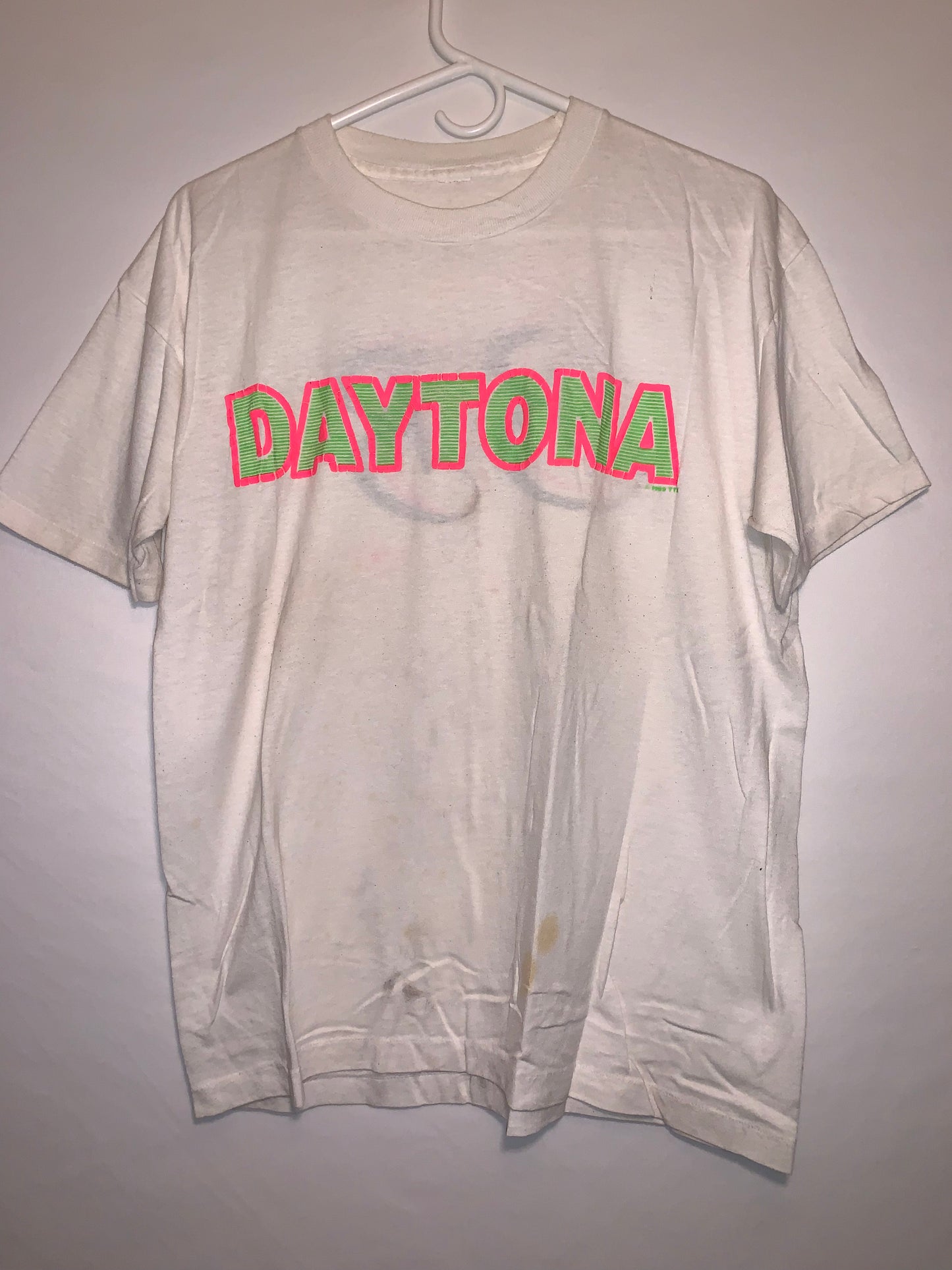 80's Daytona BB Airbrushed Tshirt - Small - 19” x 25”