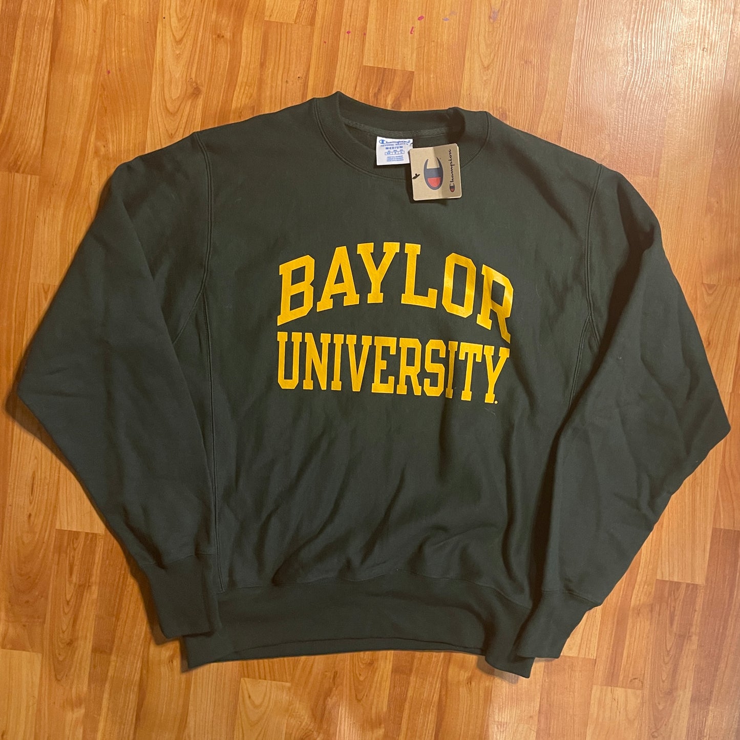 NWT Champion Reverse Weave Baylor Crewneck -23.5" x 27"