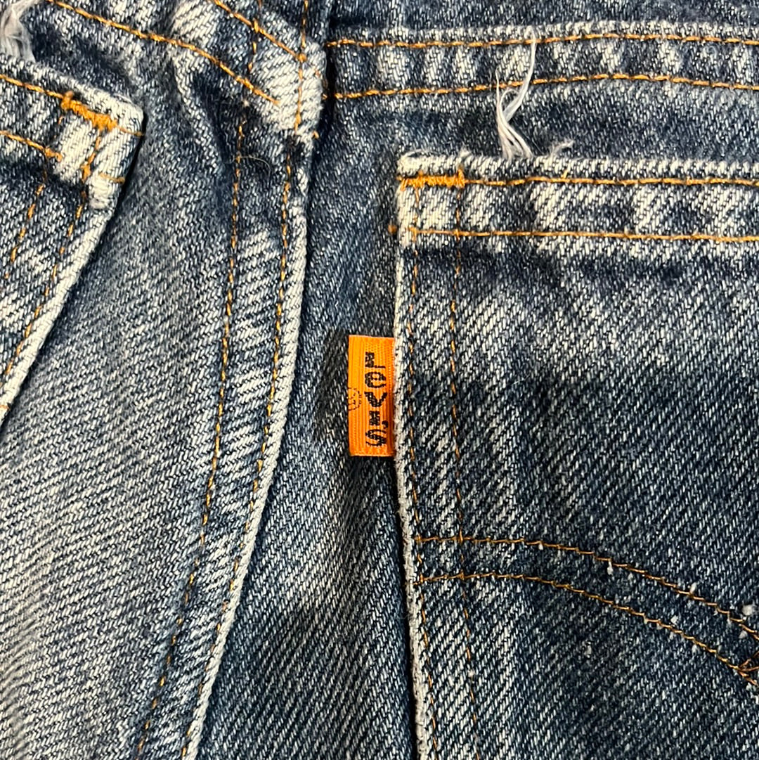 70's Levi Orange Tab Denim - 23” x 22.5”