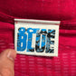 90's Ocean Blue Tshirt - Medium - 21.5” x 29”