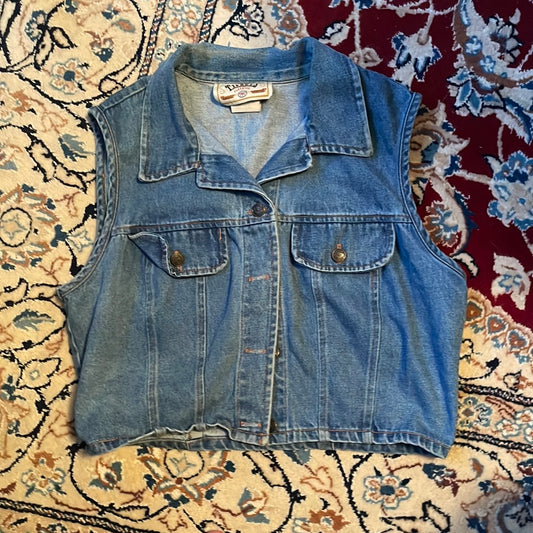 90's Jean Vest - Small - 19" x 17"