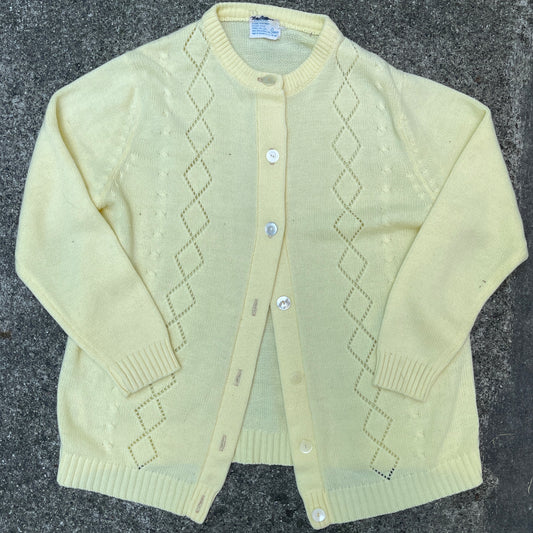 Late 80/90s Sears Button up Sweater - 24" x 28"