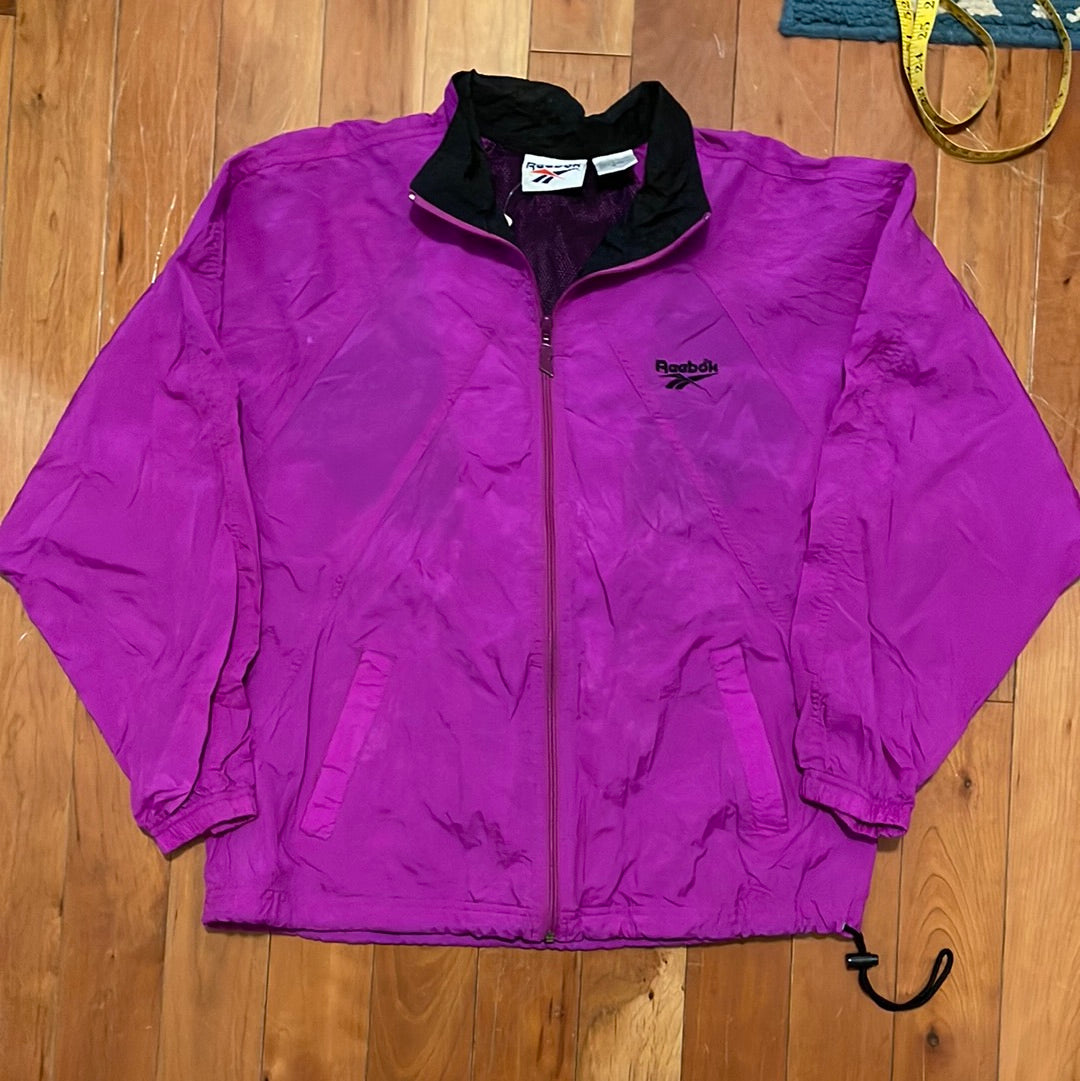 90's Reebok Windbreaker - Large - 23" x 26"